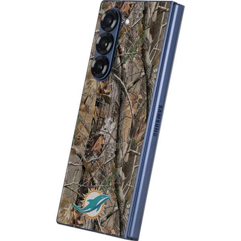 NFL Miami Dolphins Realtree AP Camo Galaxy Z Fold6 Skin