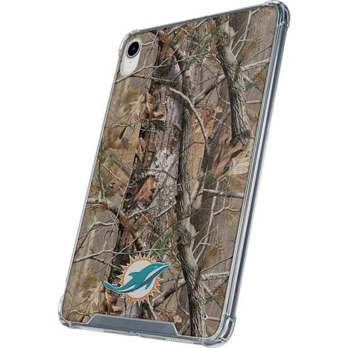NFL Miami Dolphins Realtree AP Camo iPad 11th Gen (2025) Clear Case