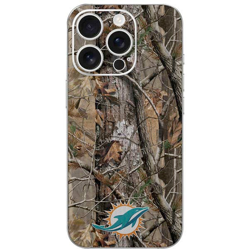 NFL Miami Dolphins Realtree AP Camo iPhone 16 Pro Skin
