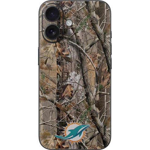NFL Miami Dolphins Realtree AP Camo iPhone 16 Skin