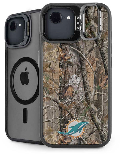 NFL Miami Dolphins Realtree AP Camo iPhone 16e Kickstand Case