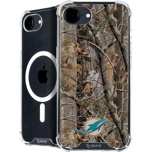 NFL Miami Dolphins Realtree AP Camo iPhone 16e MagSafe Case