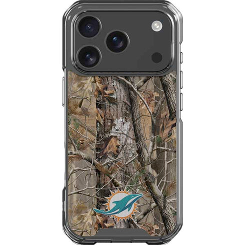 NFL Miami Dolphins Realtree AP Camo iPhone 18 Pro Clear Case