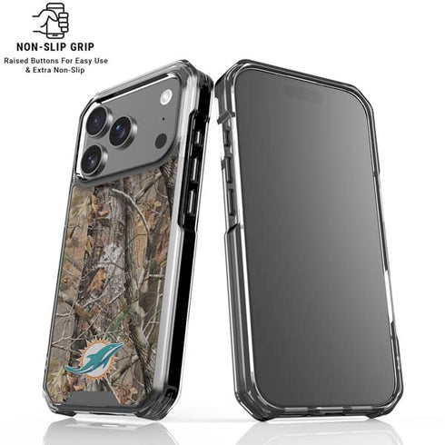 NFL Miami Dolphins Realtree AP Camo iPhone 18 Pro Clear Case