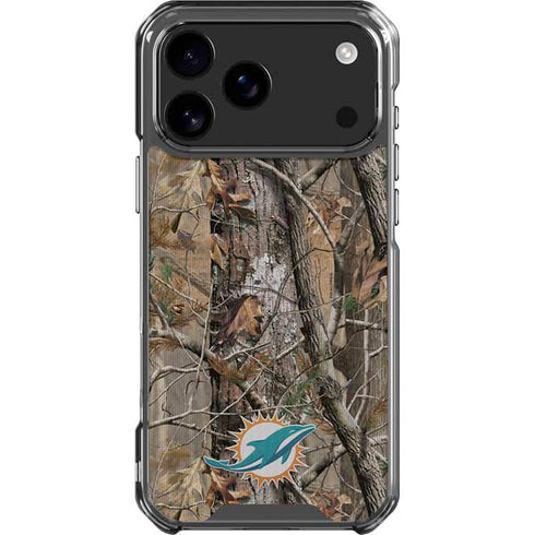 NFL Miami Dolphins Realtree AP Camo iPhone 18 Pro Max Clear Case