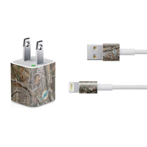 NFL Miami Dolphins Realtree AP Camo iPhone Charger (5W USB) Skin