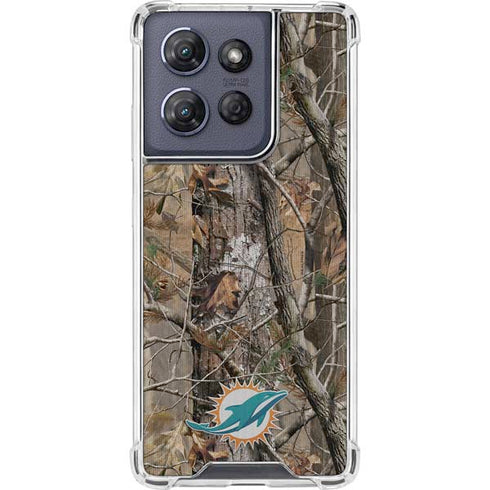 NFL Miami Dolphins Realtree AP Camo Moto G Play 5G (2025) Clear Case