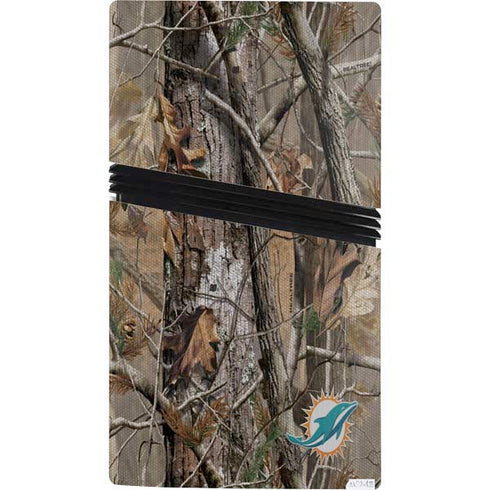 NFL Miami Dolphins Realtree AP Camo PS5 Pro Console Skin