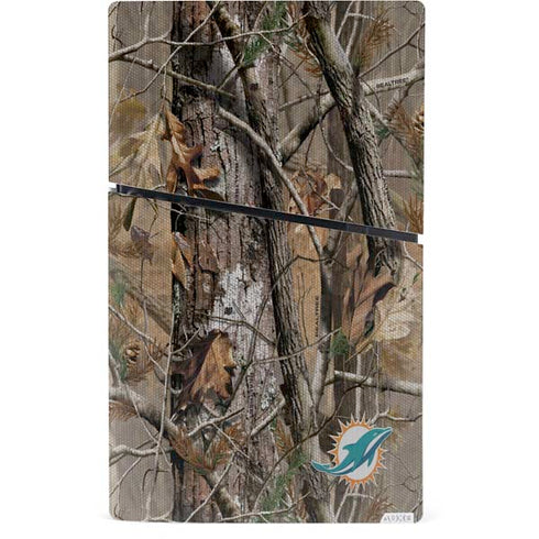NFL Miami Dolphins Realtree AP Camo PS5 Slim Digital Edition Console Skin
