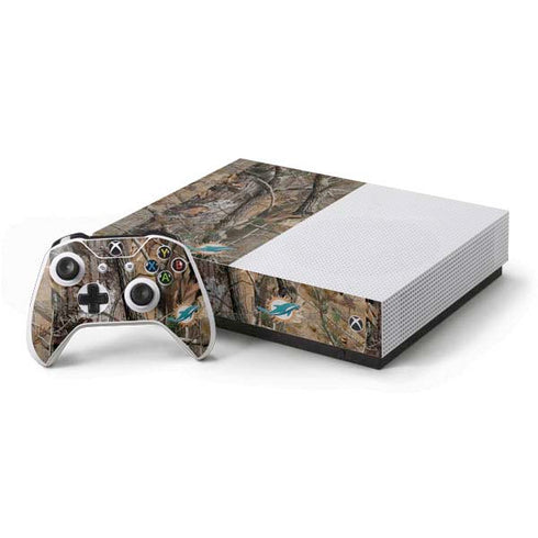 NFL Miami Dolphins Realtree AP Camo Xbox One S All-Digital Edition Bundle Skin