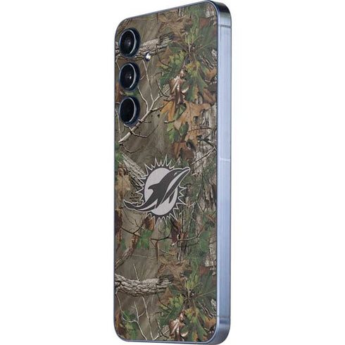 NFL Miami Dolphins Realtree Xtra Green Camo Galaxy A35 5G Skin