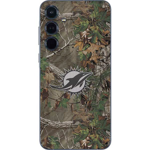 NFL Miami Dolphins Realtree Xtra Green Camo Galaxy A36 5G Skin