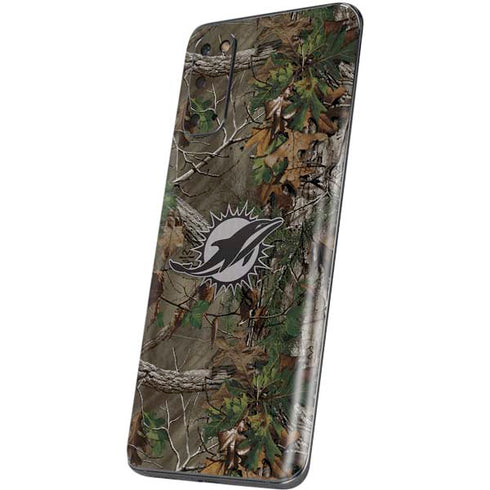 NFL Miami Dolphins Realtree Xtra Green Camo Galaxy S20 Skin