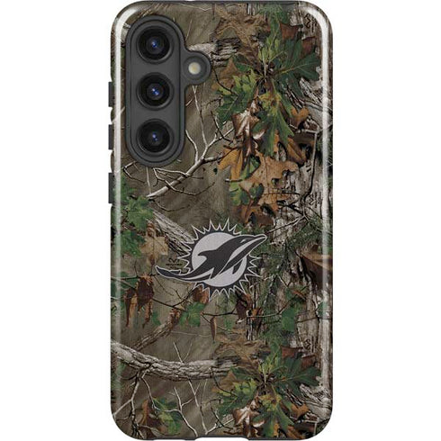 NFL Miami Dolphins Realtree Xtra Green Camo Galaxy S25 Impact Case