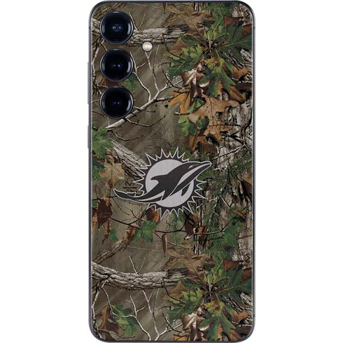 NFL Miami Dolphins Realtree Xtra Green Camo Galaxy S24 Plus Skin
