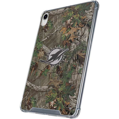 NFL Miami Dolphins Realtree Xtra Green Camo iPad 11th Gen (2025) Clear Case