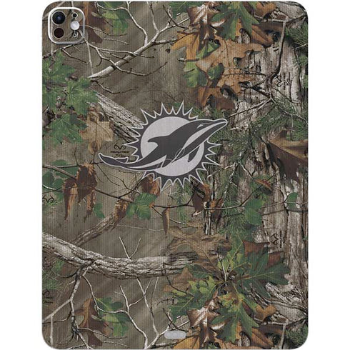NFL Miami Dolphins Realtree Xtra Green Camo iPad Pro 13in M4 (2024) Skin