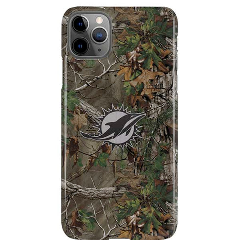 NFL Miami Dolphins Realtree Xtra Green Camo iPhone Cases