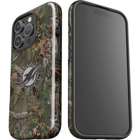NFL Miami Dolphins Realtree Xtra Green Camo iPhone 16 Pro Max Impact Case