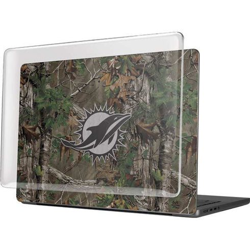 NFL Miami Dolphins Realtree Xtra Green Camo MacBook Pro 14in (2021-24) Case plus Skin