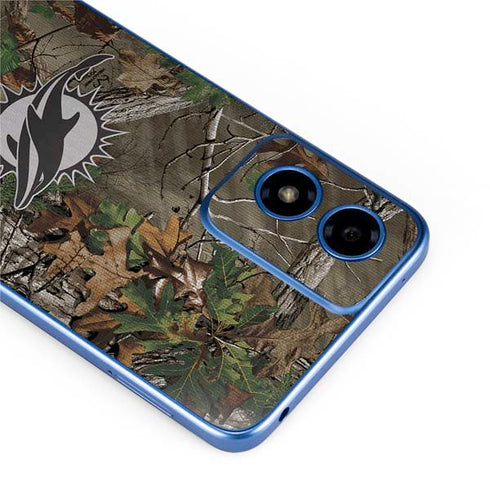 NFL Miami Dolphins Realtree Xtra Green Camo Moto G Play 4G (2024) Skin