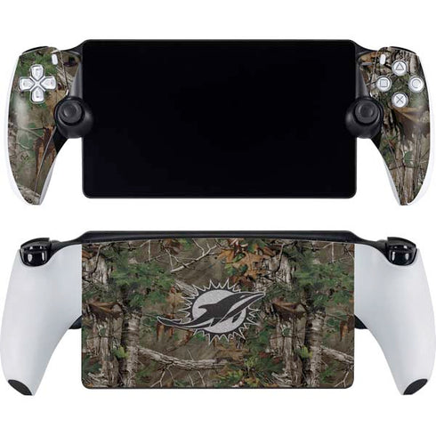 NFL Miami Dolphins Realtree Xtra Green Camo PlayStation Portal Remote Player Skin