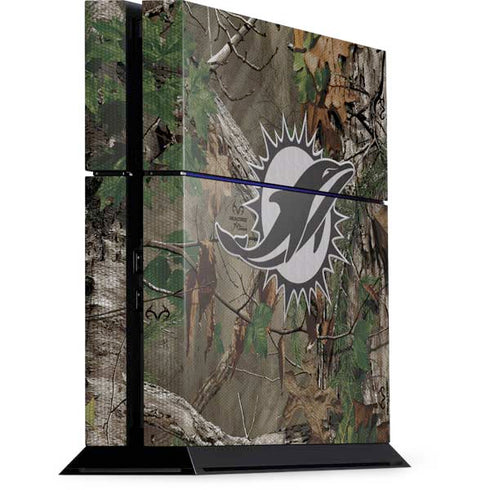 NFL Miami Dolphins Realtree Xtra Green Camo PlayStation PS4 Skins