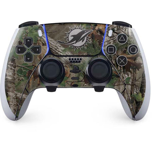 NFL Miami Dolphins Realtree Xtra Green Camo PlayStation PS5 Skins