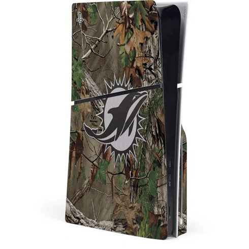 NFL Miami Dolphins Realtree Xtra Green Camo PlayStation PS5 Skins