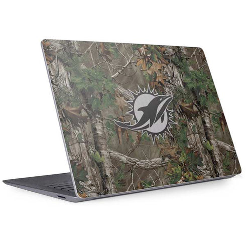 NFL Miami Dolphins Realtree Xtra Green Camo Surface Laptop 3 13.5in Skin