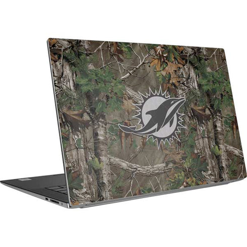 NFL Miami Dolphins Realtree Xtra Green Camo Dell XPS Skin