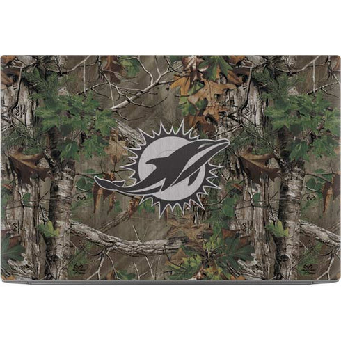 NFL Miami Dolphins Realtree Xtra Green Camo Dell XPS Skin