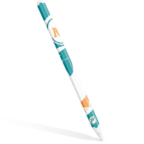 NFL Miami Dolphins Retro Logo Apple Pencil (2nd Gen 2019) Skin