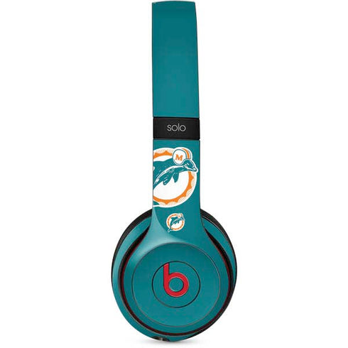 NFL Miami Dolphins Retro Logo Beats Solo 3 Wireless Skin