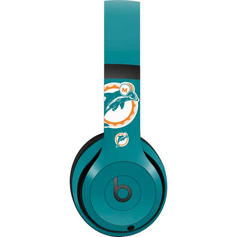 NFL Miami Dolphins Retro Logo Beats Studio Pro Wireless Headphones Skin