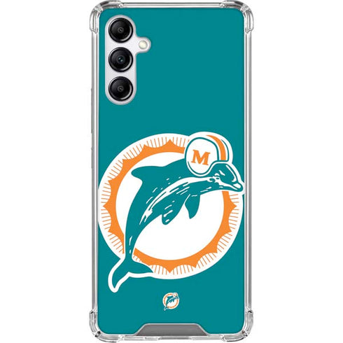 NFL Miami Dolphins Retro Logo Gabb Phone 4 Clear Case