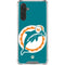 NFL Miami Dolphins Retro Logo Galaxy A17 Clear Case