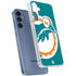 NFL Miami Dolphins Retro Logo Galaxy A55 5G Clear Case