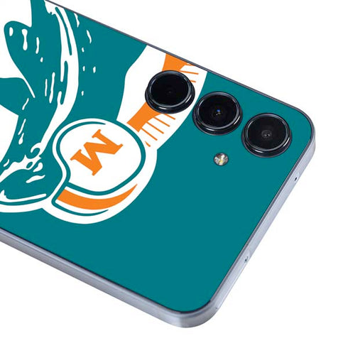 NFL Miami Dolphins Retro Logo Galaxy A55 5G Skin