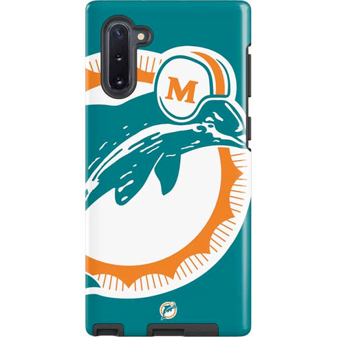 NFL Miami Dolphins Retro Logo Galaxy Cases