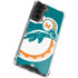 NFL Miami Dolphins Retro Logo Galaxy S22 Clear Case