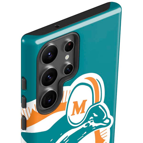 NFL Miami Dolphins Retro Logo Galaxy S23 Ultra Pro Case