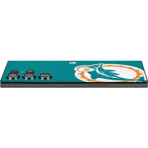 NFL Miami Dolphins Retro Logo Galaxy Skins