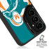 NFL Miami Dolphins Retro Logo Galaxy S25 Kickstand Case