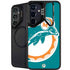 NFL Miami Dolphins Retro Logo Galaxy S25 Plus Kickstand Case
