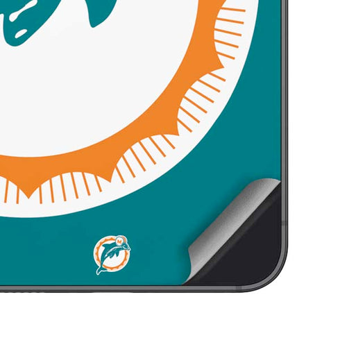 NFL Miami Dolphins Retro Logo Galaxy S25 Skin