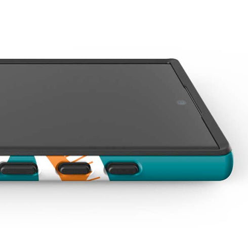 NFL Miami Dolphins Retro Logo Galaxy S25 Ultra Impact Case