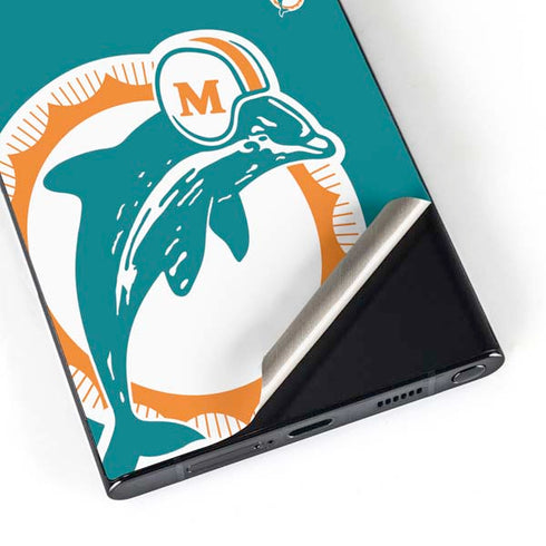 NFL Miami Dolphins Retro Logo Galaxy S25 Ultra Skin