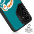 NFL Miami Dolphins Retro Logo Galaxy S25 FE Kickstand Case