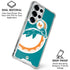 NFL Miami Dolphins Retro Logo Galaxy S25 Ultra Clear Case